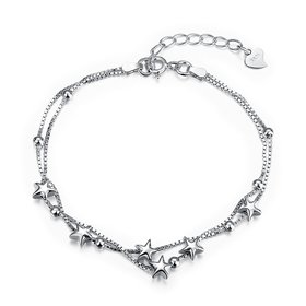 Romantic Silver Star Bracelet