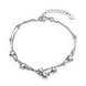 Wholesale Romantic Silver Star Bracelet TGSLB041