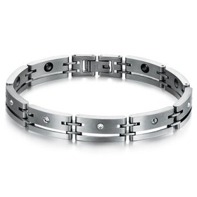 Wholesale Stainless steel radiation protection health magneticman Bracelet TGSMB051