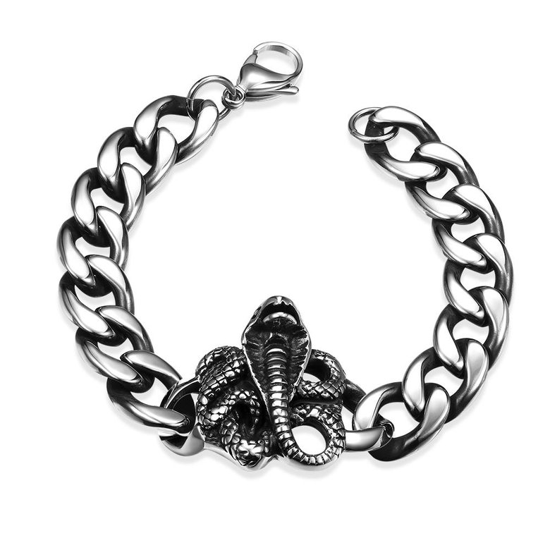 Wholesale Rock 316L stainless steel Animal Bracelet TGSMB028