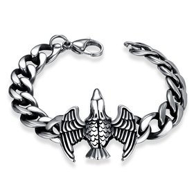 Wholesale Vintage 316L stainless steel Animal Bracelet TGSMB042