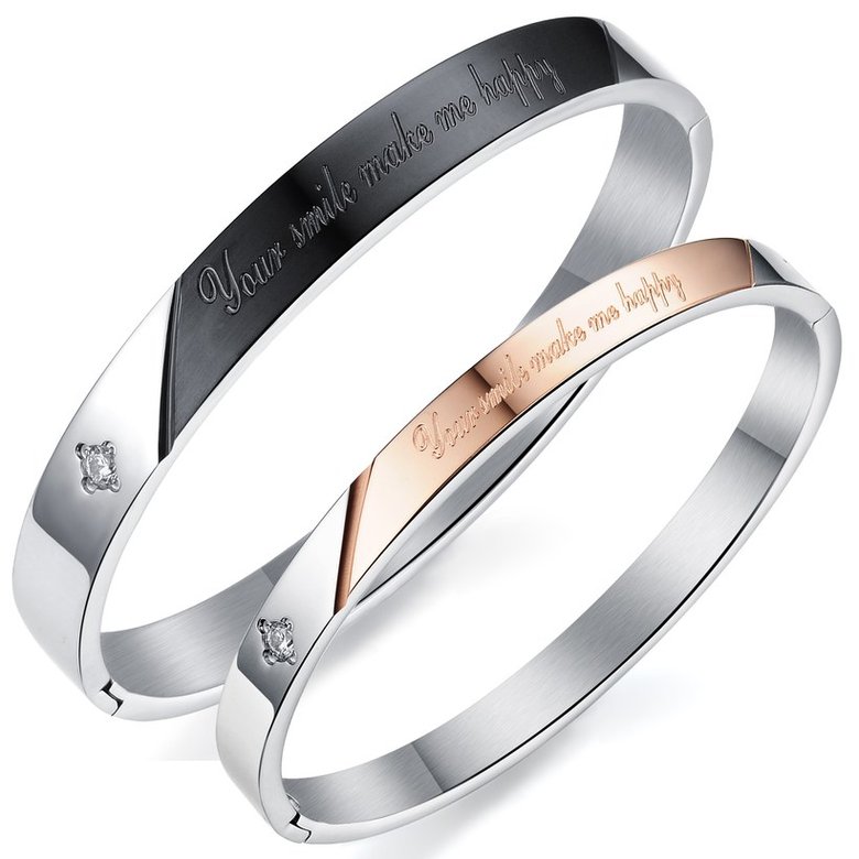 Wholesale New Fashion Stainless Steel Couples BraceletLovers TGSMB018