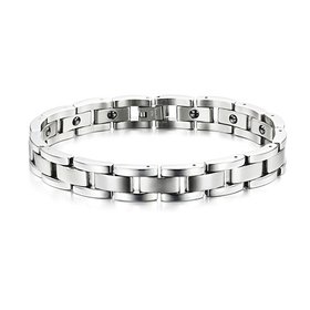 Wholesale Fashion free shipping Stainless steel magnetic bracelet TGSMB052