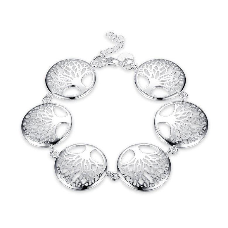 Wholesale FashionTree of Life Silver Bracelet TGSPB202