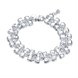 Wholesale Fashion Silver Bowknot White CZ Bracelet TGSPB212