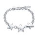 Wholesale Classic Silver Star Bracelet TGSPB231