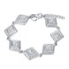 Wholesale Trendy Silver Geometric Bracelet TGSPB263