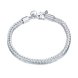 Wholesale Round Fashion Silver Bracelet TGSPB297