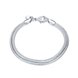 Wholesale Fashion Flat snake bone Silver Bracelet TGSPB299