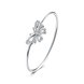 Wholesale Trendy Silver Insect White CZ Bangle&Cuff TGSPB314