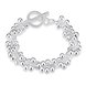 Wholesale Classic Silver Ball Bracelet TGSPB366