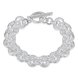 Wholesale Trendy Silver Round Bracelet TGSPB372