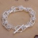 Wholesale Romantic Silver Round Bracelet TGSPB374