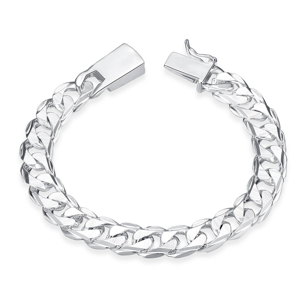 Wholesale Romantic Silver Round Bracelet TGSPB387