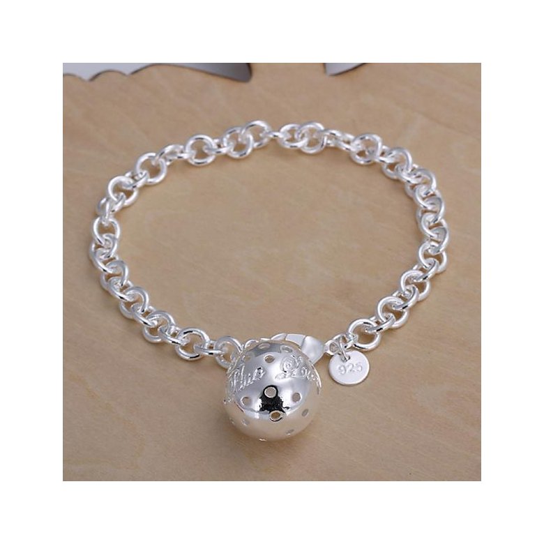 Wholesale Classic Silver Ball Bracelet TGSPB404