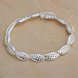 Wholesale Romantic Silver Plant Bracelet TGSPB410