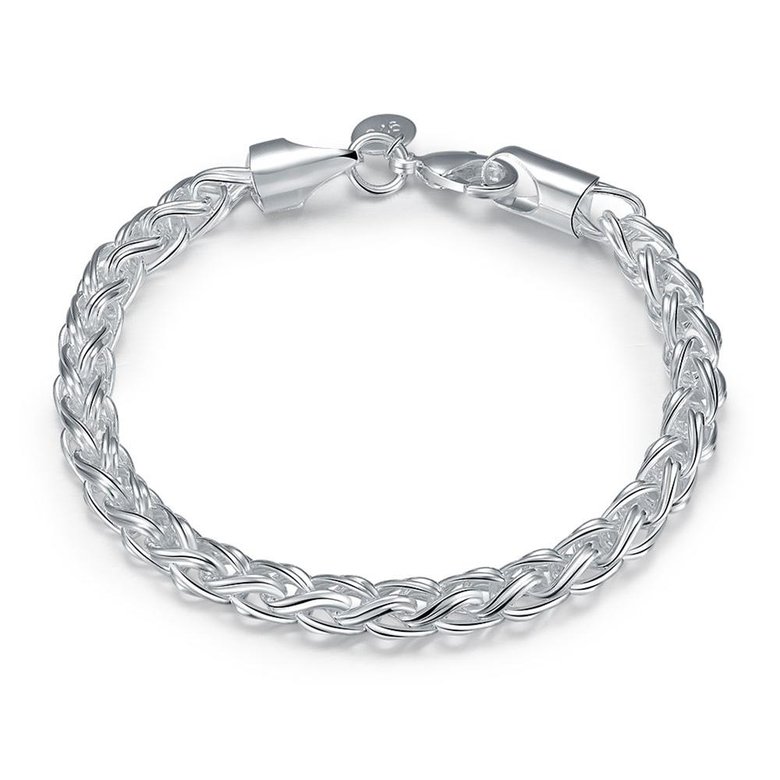 Wholesale Classic Silver Round Bracelet TGSPB421