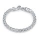 Wholesale Classic Silver Round Bracelet TGSPB421