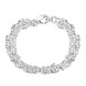 Wholesale Romantic Silver Round Bracelet TGSPB425