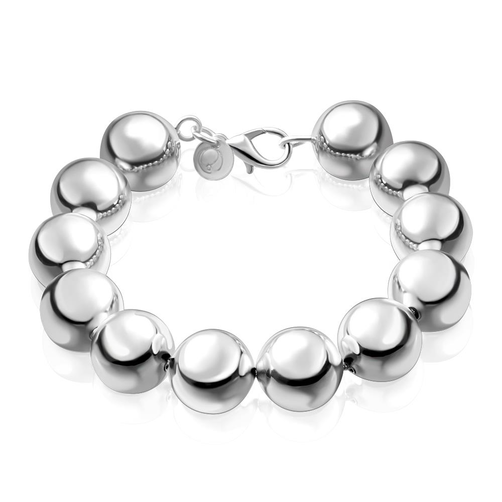 Wholesale Romantic Silver Beads Bracelet TGSPB003