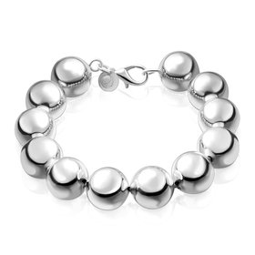 Wholesale Romantic Silver Beads Bracelet TGSPB003