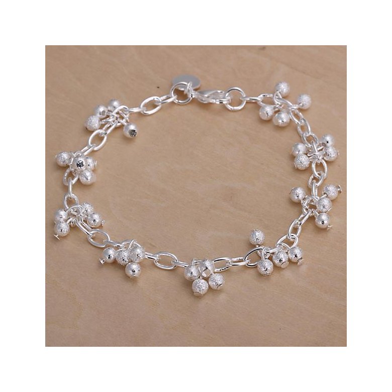 Wholesale Romantic Silver Ball Bracelet TGSPB037