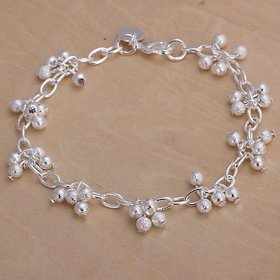 Wholesale Romantic Silver Ball Bracelet TGSPB037