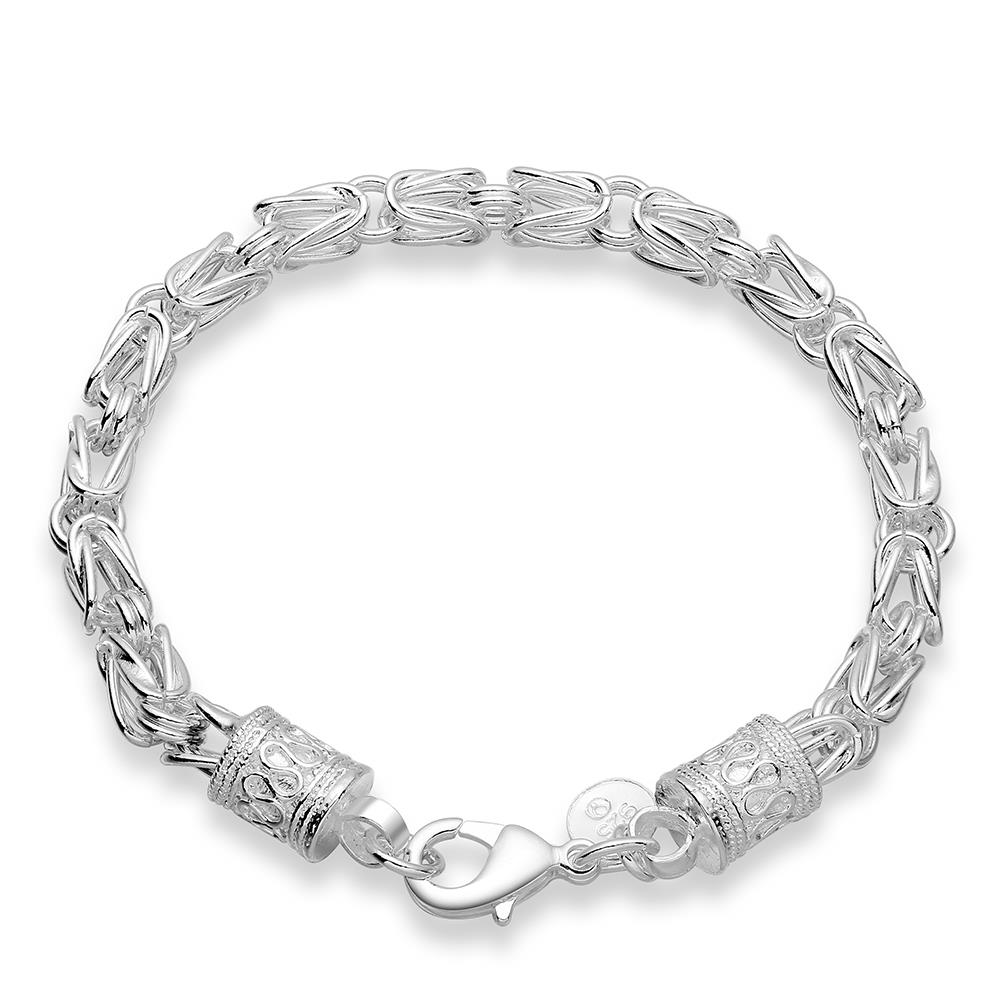 Wholesale Romantic Silver Round Bracelet TGSPB052