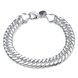 Wholesale Romantic Silver Round Bracelet TGSPB060