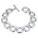Wholesale Romantic Silver Geometric Bracelet TGSPB064