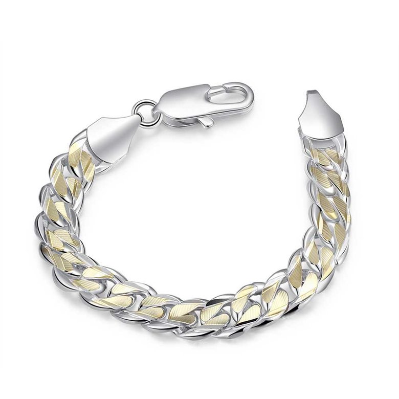 Wholesale Romantic Shrimp buckle Silver Bracelet TGSPB006