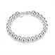 Wholesale Romantic Silver Ball Bracelet TGSPB081