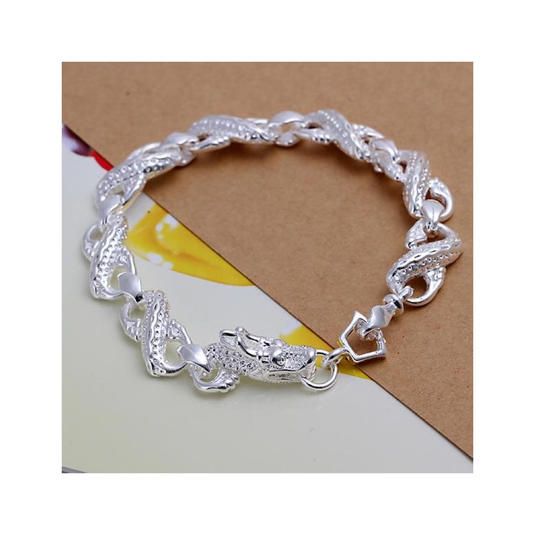 Wholesale Trendy Silver Animal Bracelet TGSPB083