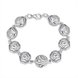 Wholesale Romantic Silver Plant Bracelet TGSPB087