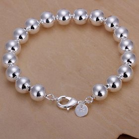 Wholesale Romantic Silver Ball Bracelet TGSPB089