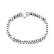 Wholesale Classic Silver Round Bracelet TGSPB124