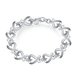 Wholesale Trendy Silver Heart Bracelet TGSPB126