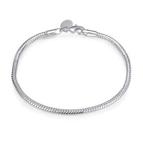 Wholesale Romantic Silver Round Bracelet TGSPB134