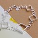 Wholesale Romantic Silver Geometric Bracelet TGSPB143