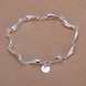 Wholesale Romantic Silver Water Drop Bracelet TGSPB147