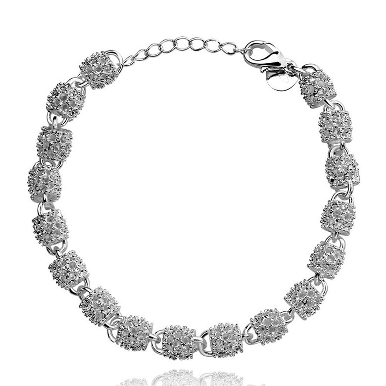 Wholesale Trendy Silver Lock Bracelet TGSPB007