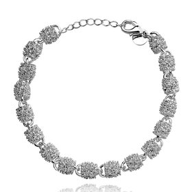 Wholesale Trendy Silver Lock Bracelet TGSPB007