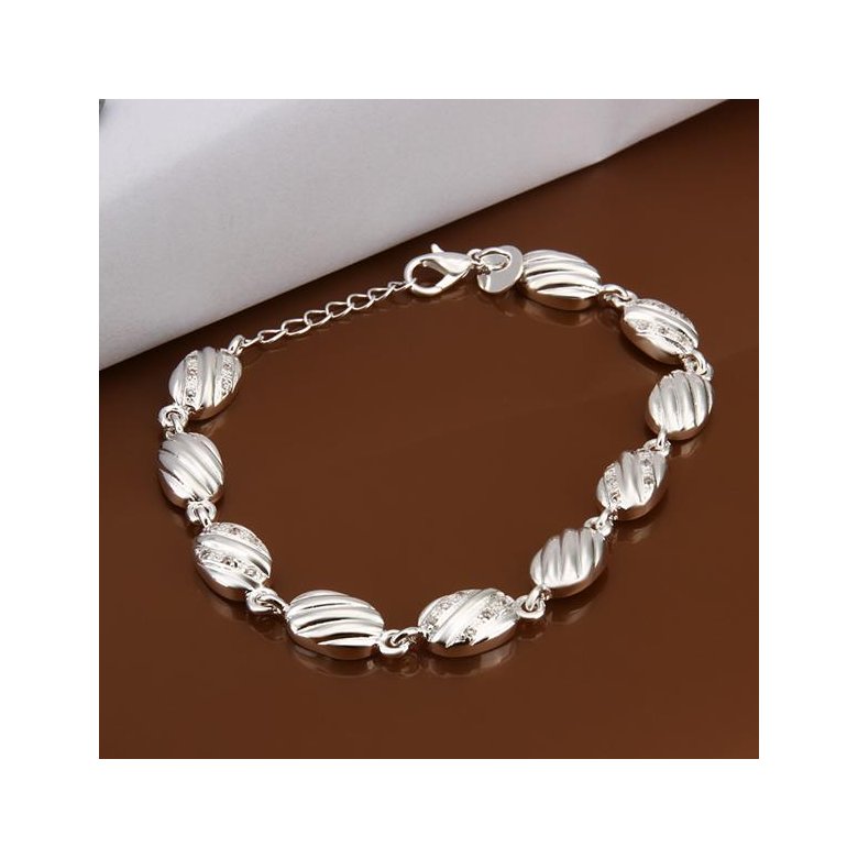 Wholesale Classic Silver Animal CZ Bracelet TGSPB195