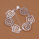 Wholesale Classic Silver Geometric Bracelet TGSPB201