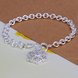 Wholesale Trendy Silver Plant CZ Bracelet TGSPB228