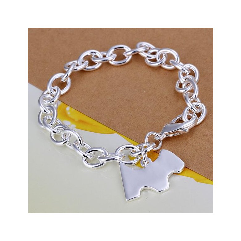 Wholesale Classic Silver Animal Bracelet TGSPB258