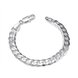 Wholesale Romantic Silver Round Bracelet TGSPB282