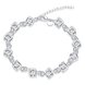 Wholesale Classic Silver Geometric Bracelet TGSPB292