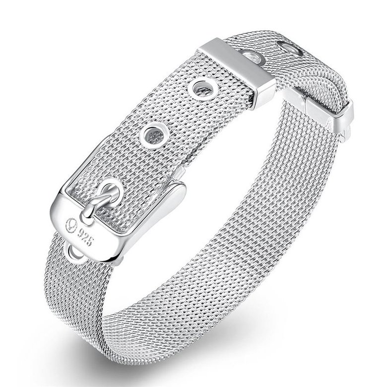 Wholesale Trendy Silver Round Bracelet TGSPB298