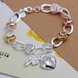 Wholesale Classic Silver Geometric Bracelet TGSPB306